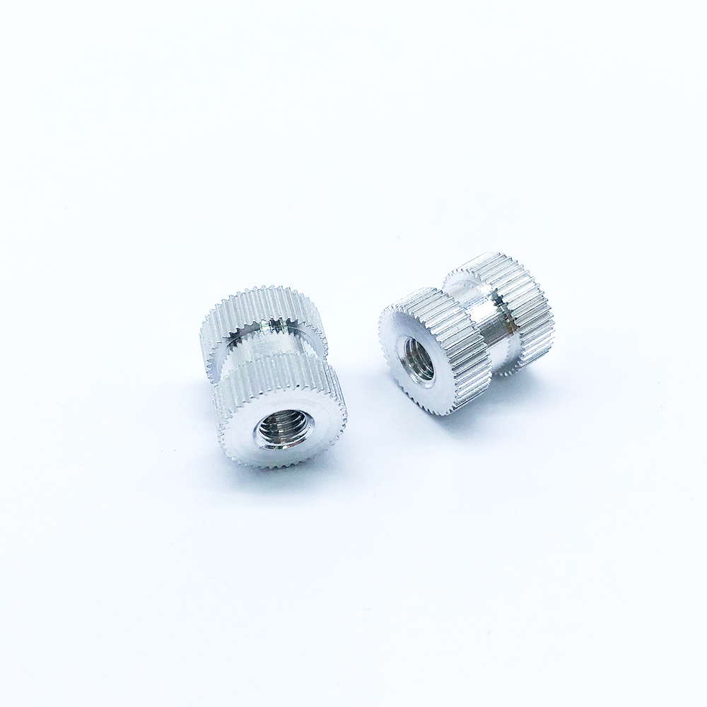 Embedded Nut with Embossed Inlay