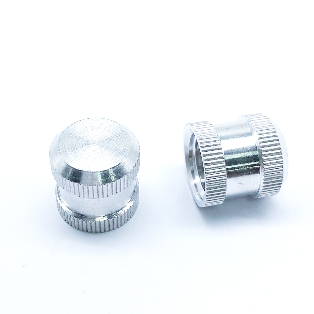 Embedded Nut with Embossed Inlay